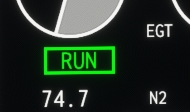 Engine running